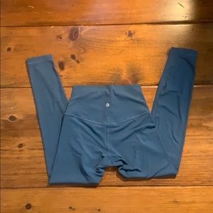 Rare Lululemon Petrol Blue Align II 25in Leggings